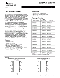 Datasheet CD4049UBD manufacturer TI