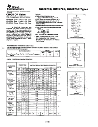 Datasheet CD4071BD manufacturer TI