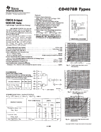 Datasheet CD4078BPWR manufacturer TI
