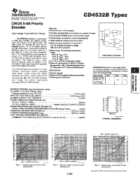 Datasheet CD4532BM96 производства TI