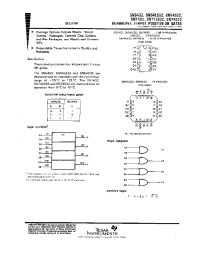 Datasheet SN5432W manufacturer TI