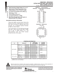 Datasheet SN54HC541 производства TI