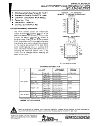 Datasheet SN54HC74W manufacturer TI