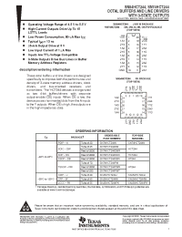 Datasheet SN54HCT244W manufacturer TI