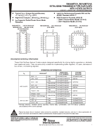 Datasheet SN74ABT574AN manufacturer TI