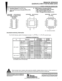 Datasheet SN74AHC00NSR manufacturer TI