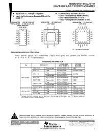 Datasheet SN74AHCT02PWR manufacturer TI