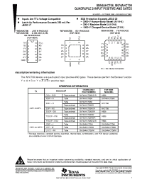 Datasheet SN74AHCT08PWLE manufacturer TI