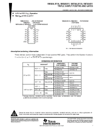 Datasheet SN74ALS11ANSR производства TI