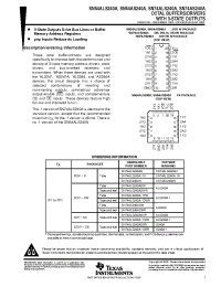 Datasheet SN74ALS240A-1NSR manufacturer TI