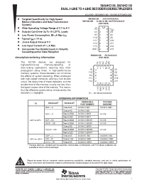 Datasheet SN74HC139D manufacturer TI