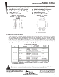 Datasheet SN74HC161PWT manufacturer TI