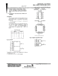 Datasheet SN74HC4002 manufacturer TI