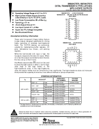 Datasheet SN74HCT573N manufacturer TI