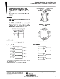 Datasheet SN74LS28 производства TI