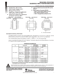 Datasheet SN74LVC00ADT manufacturer TI