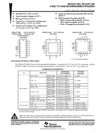 Datasheet SNJ54LVC138AJ manufacturer TI