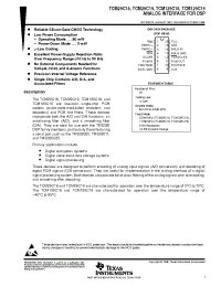 Datasheet TCM129C18 производства TI