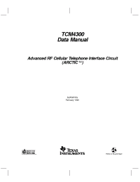 Datasheet TCM4300IPZ производства TI