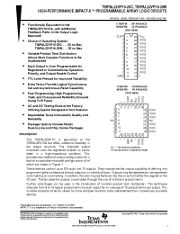 Datasheet TIBPAL22VP10-25MWB производства TI