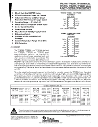Datasheet TPS2080DR manufacturer TI
