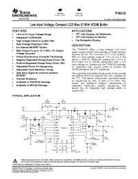 Datasheet TPS65150PWPRG4 manufacturer TI
