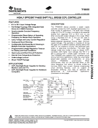 Datasheet TPS68000DBTR manufacturer TI