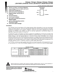 Datasheet TPS76433 manufacturer TI