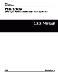 Datasheet TSB12LV26PZ manufacturer TI