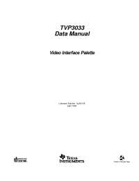 Datasheet TVP3033-220PPA производства TI