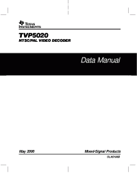 Datasheet TVP5020 производства TI