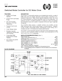 Datasheet UC1637 производства TI