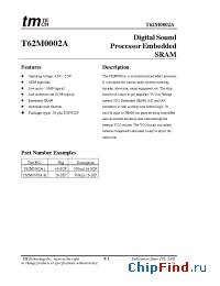 Datasheet T62M0002A-K производства TMT