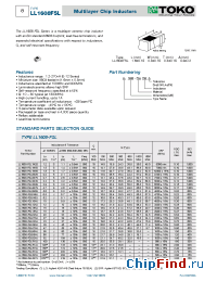Datasheet LL1608-FSL3N3S производства TOKO