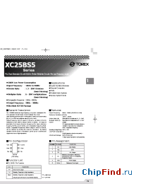Datasheet XC25BS5 производства Torex