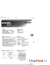 Datasheet XC6381 производства Torex