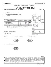 Datasheet 015Z3.3 manufacturer Toshiba