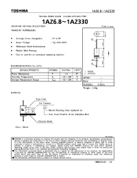 Datasheet 1AZ36 manufacturer Toshiba