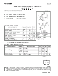 Datasheet 1SS321 manufacturer Toshiba