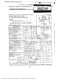 Datasheet 2SC2791 производства Toshiba