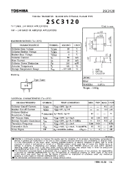 Datasheet 2SC3120 производства Toshiba