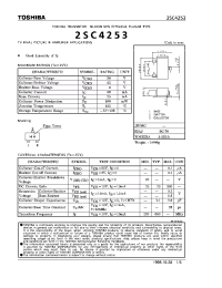 Datasheet 2SC4253 производства Toshiba
