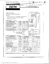 Datasheet 2SD799 производства Toshiba