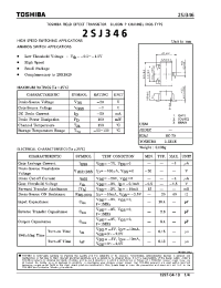 Datasheet 2SJ346 производства Toshiba