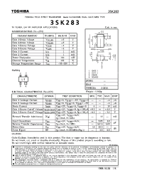 Datasheet 3SK283 производства Toshiba