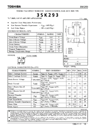Datasheet 3SK293 производства Toshiba