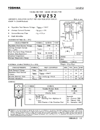Datasheet 5VUZ52 производства Toshiba