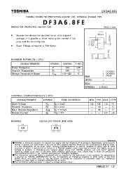 Datasheet DF3A6 производства Toshiba