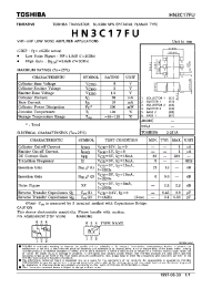Datasheet HN3C17FU manufacturer Toshiba