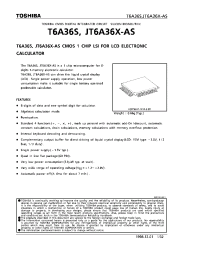 Datasheet JT6A36X-AS производства Toshiba
